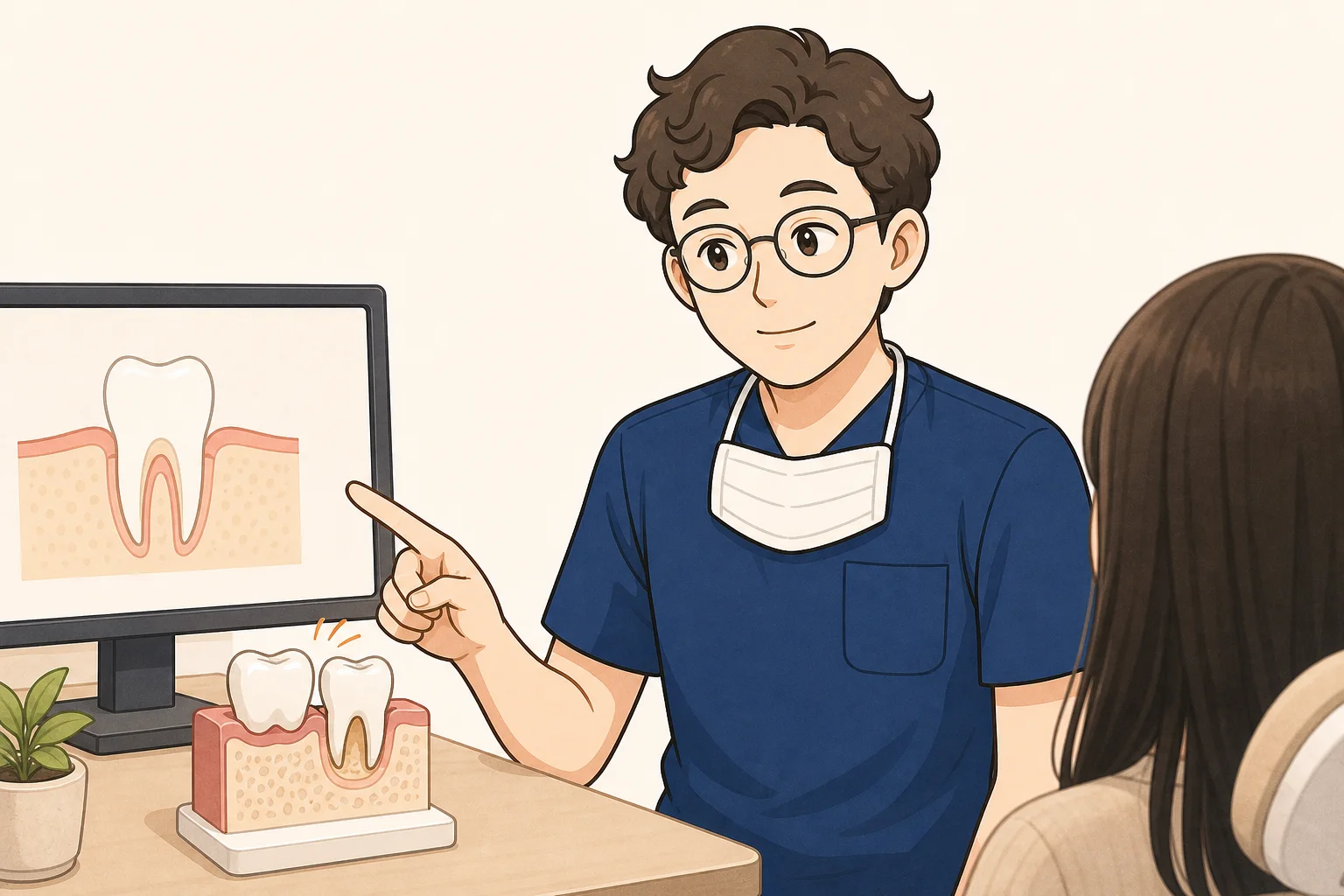 치아가 흔들려요, 무조건 빼야 하나요 | 발치·보존 판단 기준 | 파주 서울이고운치과 내용을 설명하는 치과 진료 이미지