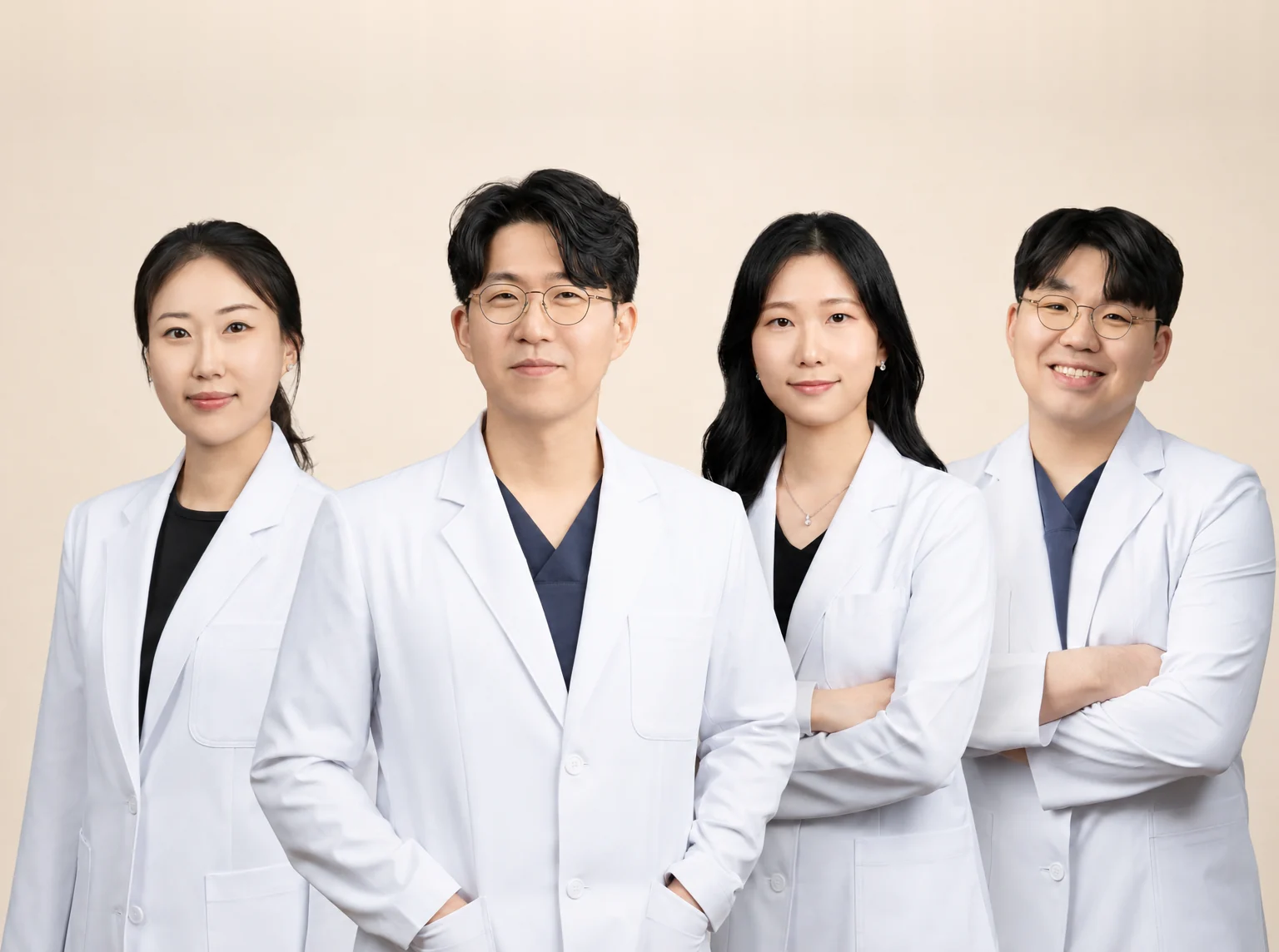 서울이고운치과 원장 4인 - 왼쪽부터 한유정·이채윤·조세현·김다윗